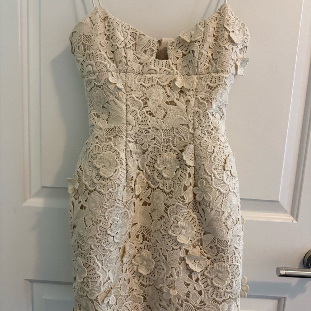 Magda Butrym x HM Lace Dress in Cream
